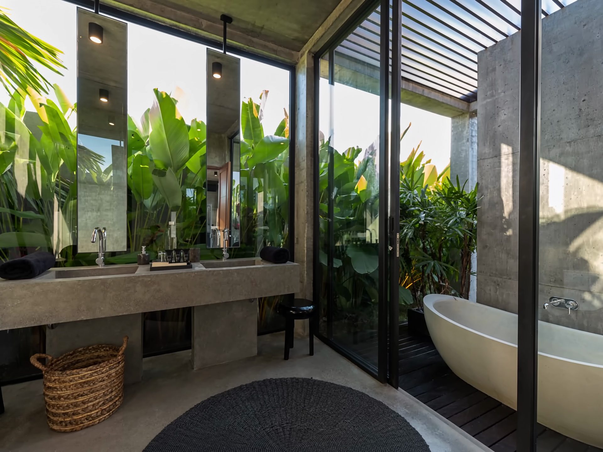 Outdoor bathroom
