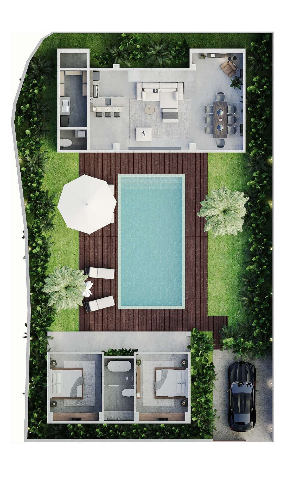 Villa CORE 3 Max ground floor plan