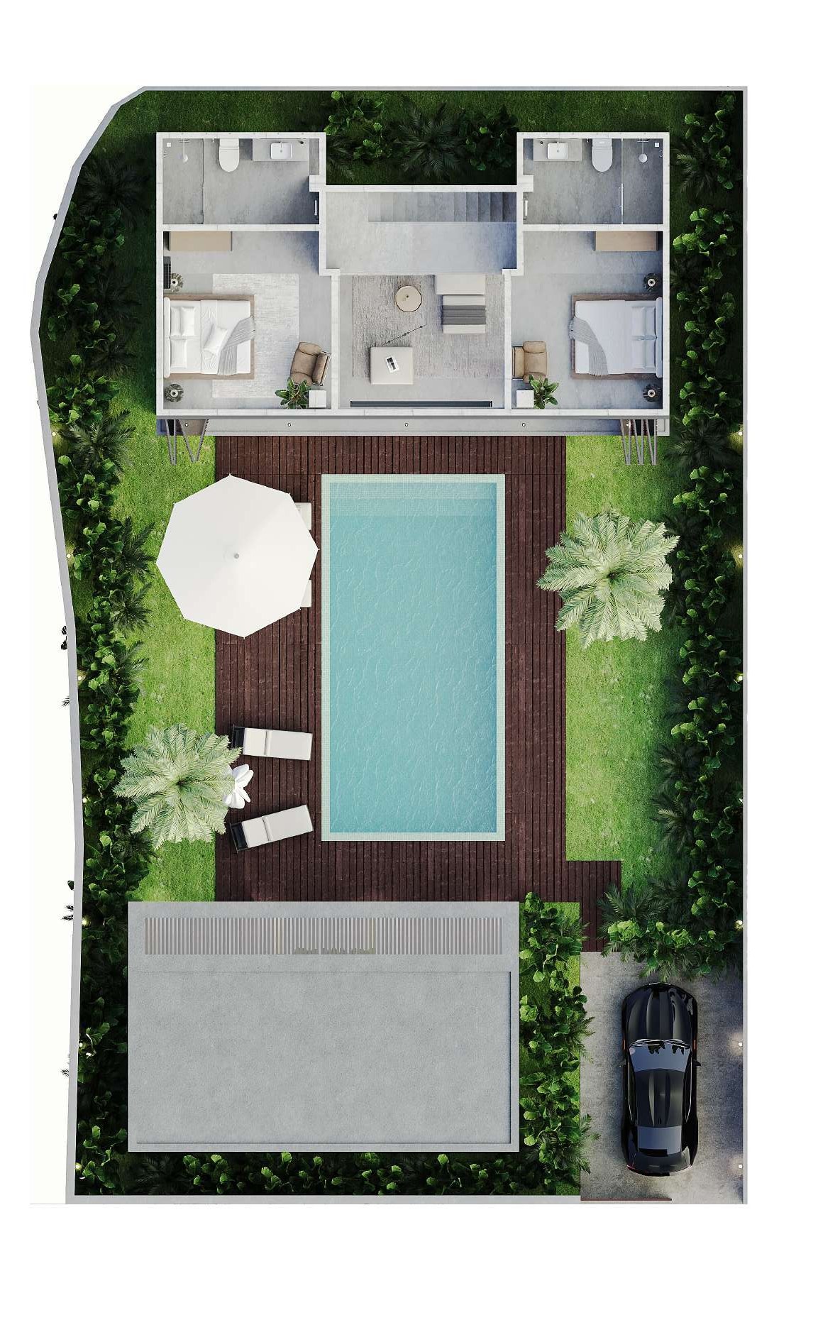 Villa CORE 3 Max upper floor plan