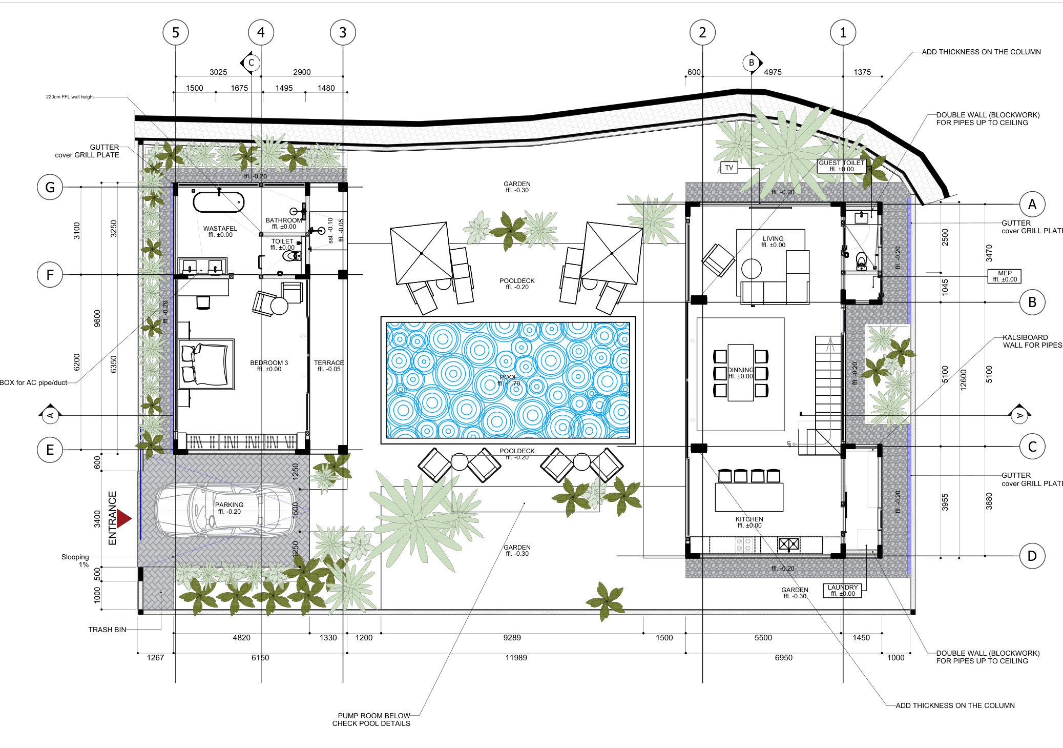 Core villa ground floor plan