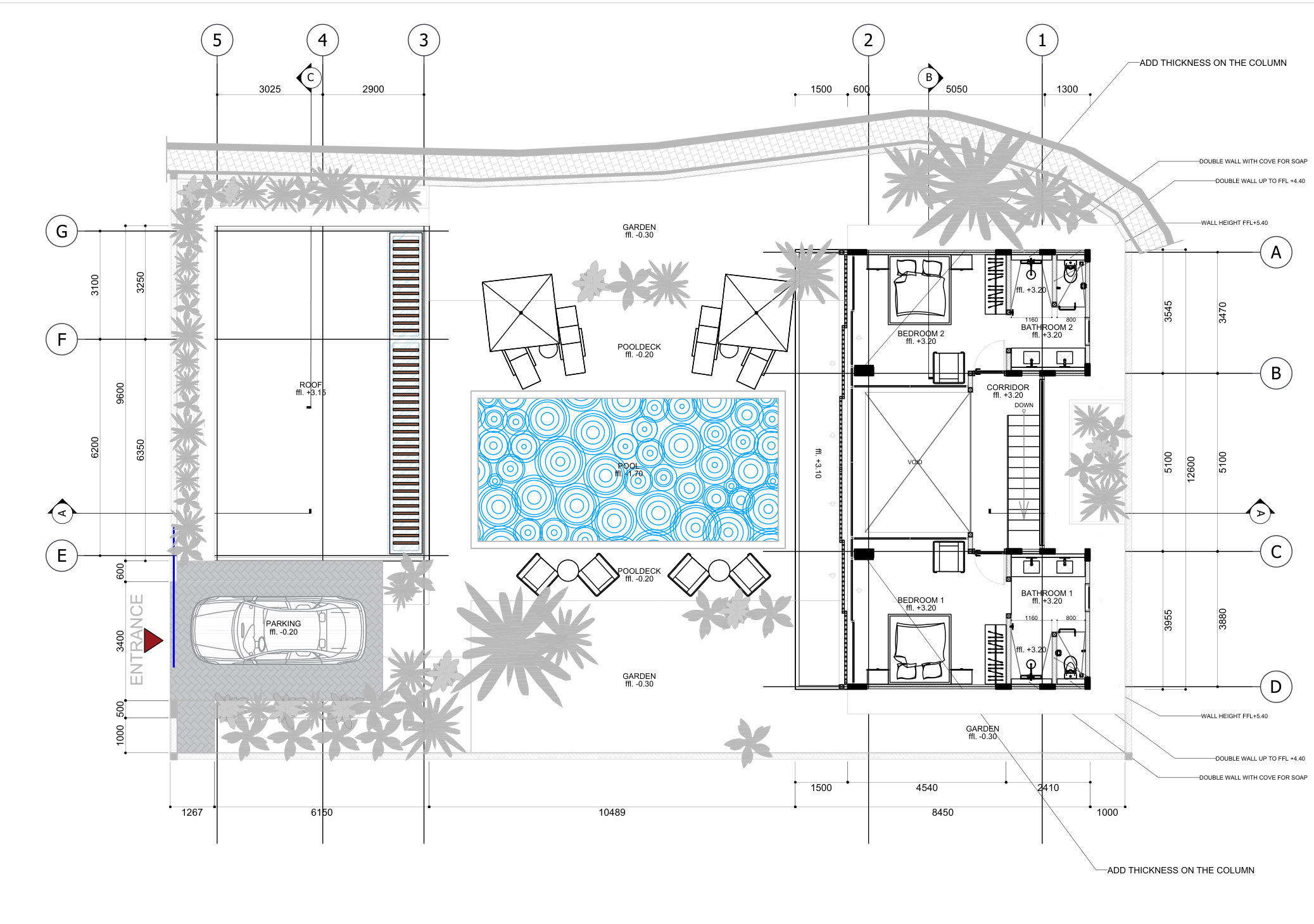 Core villa upper floor plan