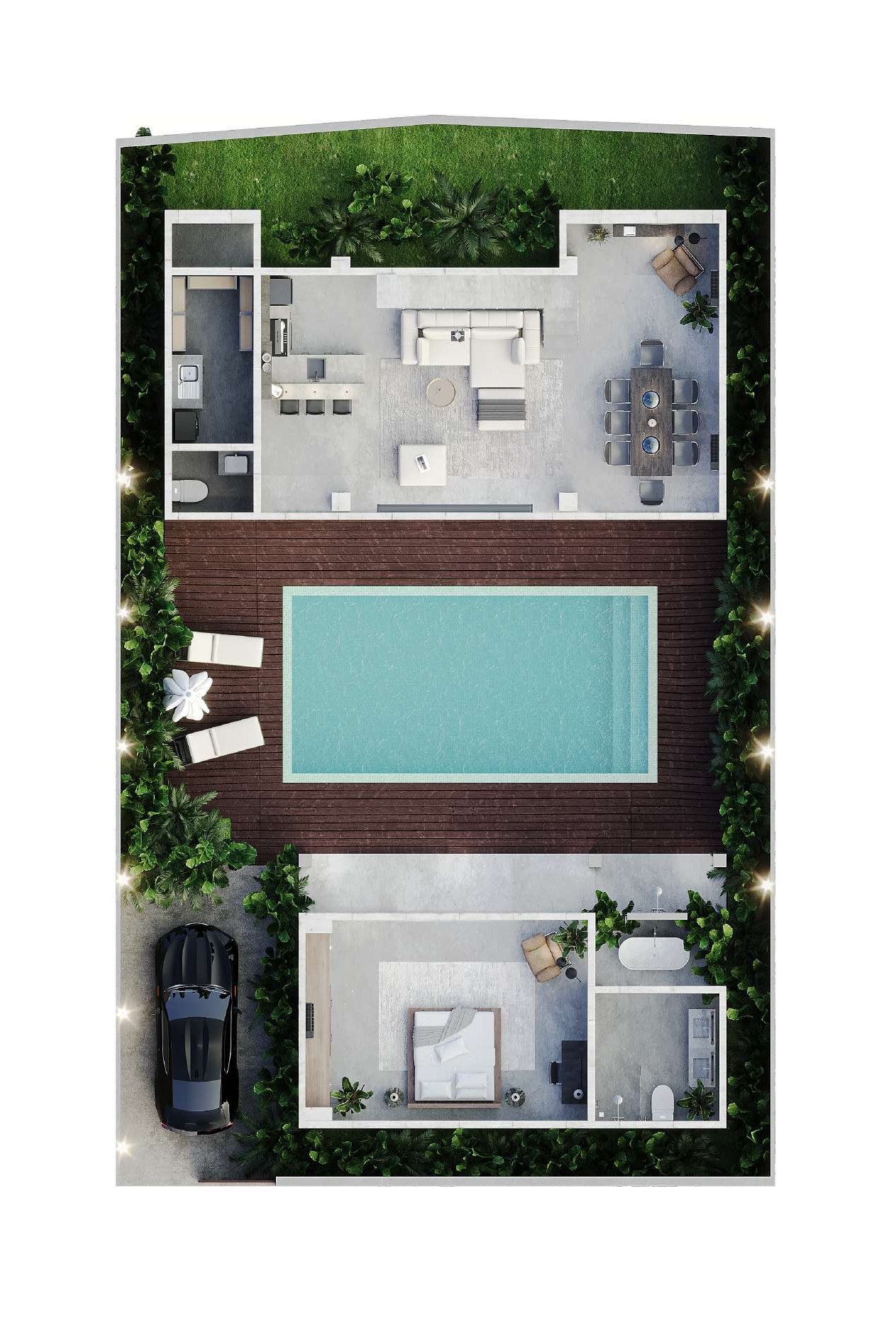 Villa CORE 4 ground floor plan