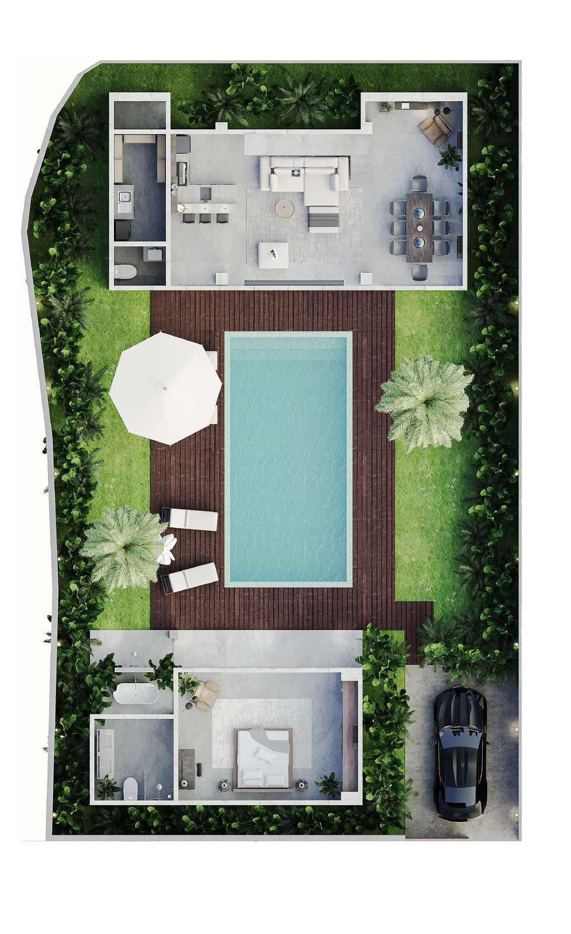 Villa CORE 4 Max ground floor plan