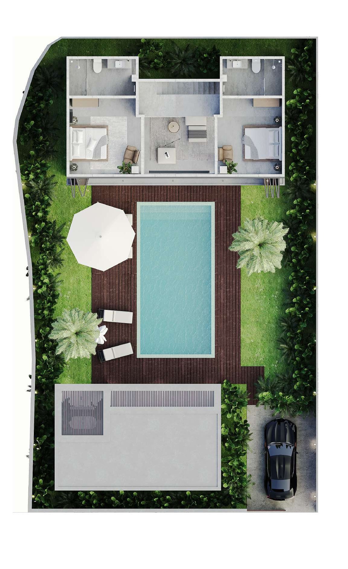 Villa CORE 4 Max upper floor plan