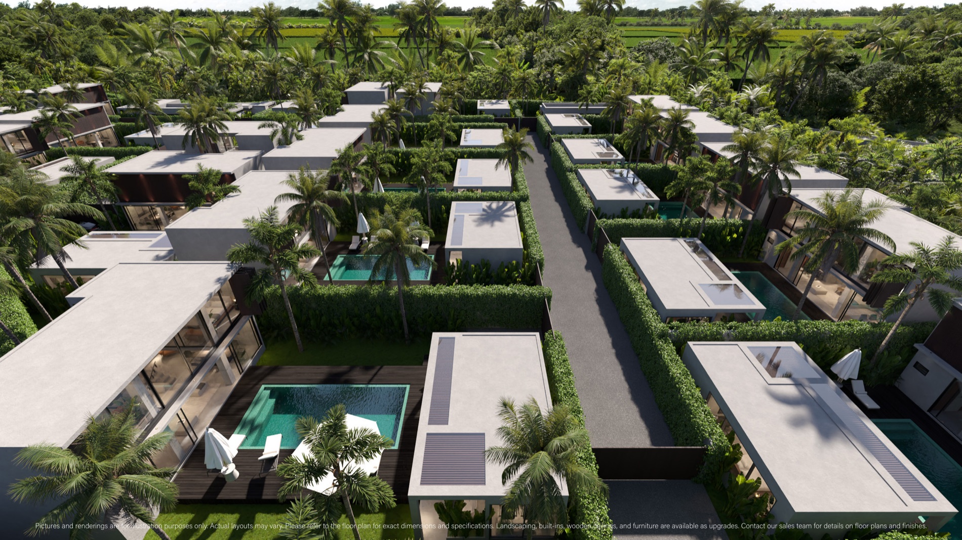 Core Villas masterplan rendering