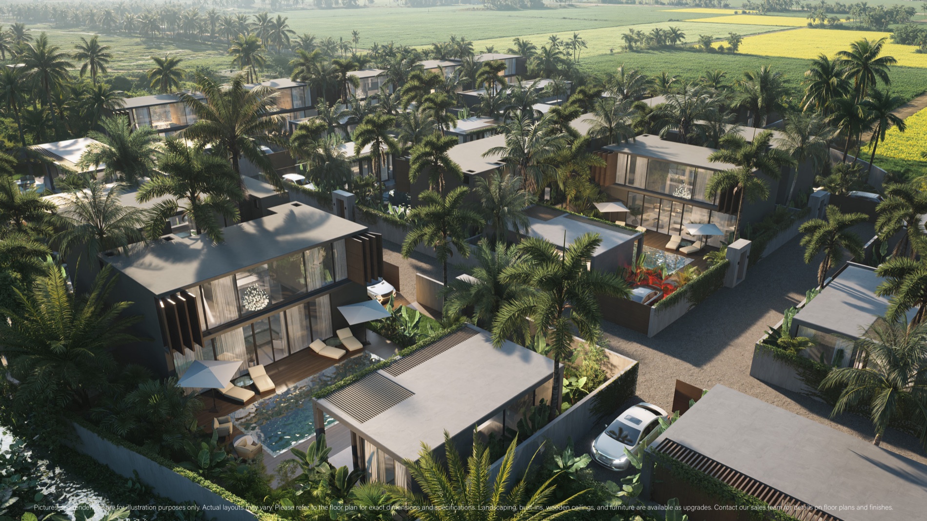 Core Villas masterplan rendering